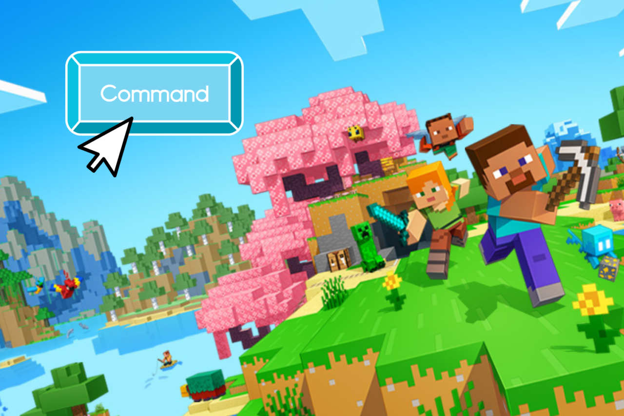 Команди в Minecraft, Commands in Minecraft