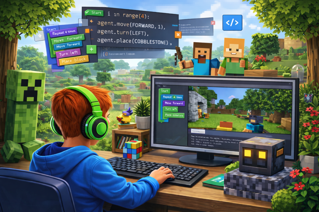 Minecraft Programming Online for Kids — Learn Coding